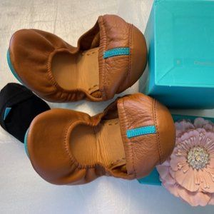 TIEKS Ballet Flats CHESTNUT Size 8